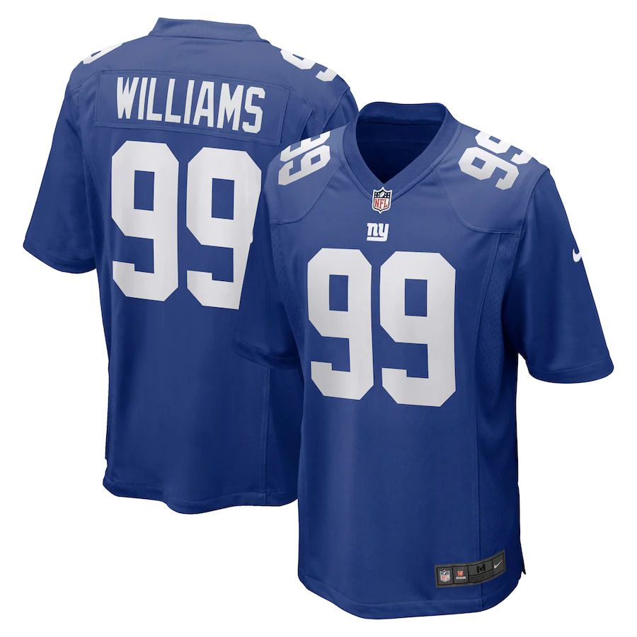 Men New York Giants #99 Leonard Williams Nike Royal Game NFL Jersey->new york giants->NFL Jersey